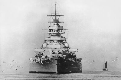 German Battleship Bismarck PHOTO World War 2 Germany Kriegsmarine Battle Ship