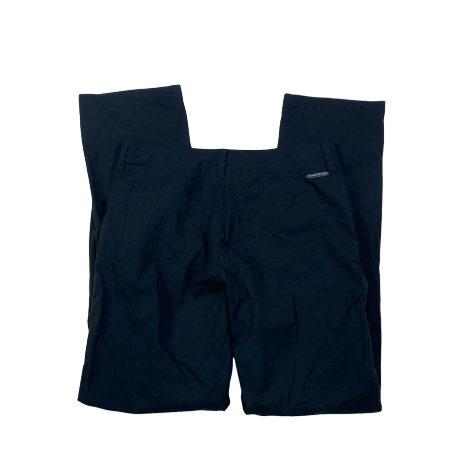 Exofficio Venture Pants Womens Size 8 Black Mid Rise Hiking - Image 3 of 4