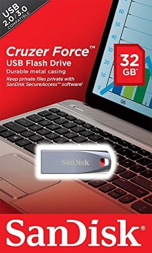SanDisk Cruzer Force 8/16/32/64GB High Speed USB Flash Drive Memory Stick-UK - Image 4 of 4