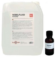 5 Liter 4,00€/L Rookie Smoke Fluid + Nebelfluid Duftstoff Pfirsich / Aprikose