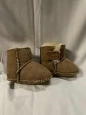 Minne Tonka Genuine Scherling Fur-Lined Baby Boots Size 1