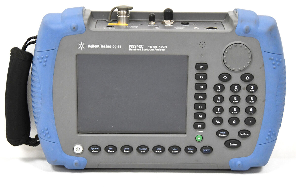Agilent N9342C 100Khz to 7GHz Handheld RF Spectrum Analyzer Agilent N9342C 100Khz to 7GHz Handheld RF Spectrum Analyzer