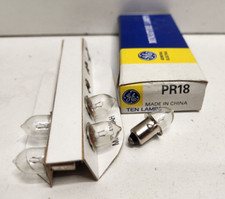 LOT OF 5 NEW OLD STOCK GE GENERAL ELECTRIC 0.55A 7.2V 4W BULBS PR18