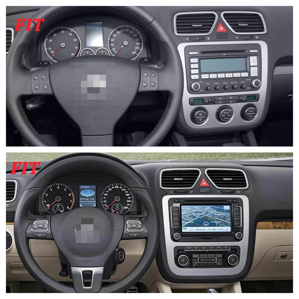 Für VW EOS 2007-2016 Android 13 Autoradio 13.0 GPS CarPlay 2+32GB WIFI SWC FM - Bild 2 von 4