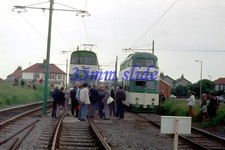 BLACKPOOL BALLOON TRAM 726 JUBILLEE 761 THORNTON GATE 1979 ORIG SLIDE+COPYRIGHT