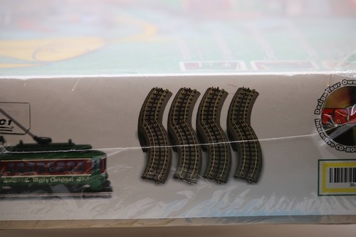 MTH 30-4028-0 RAIL KING HOLIDAY SPECIAL TROLLEY SEALED EXCELLENT CONDITION 1:48 - Picture 8 of 11