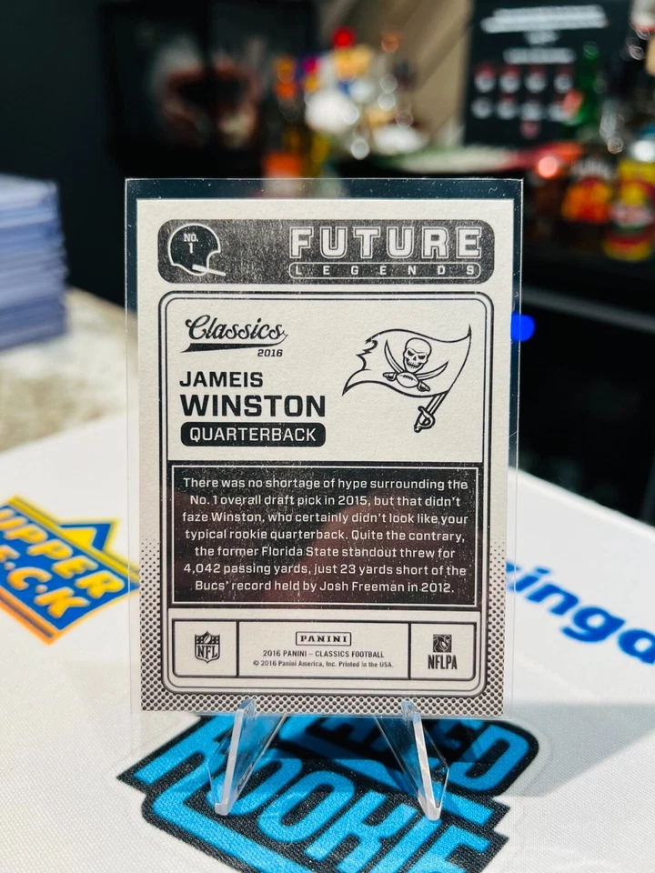 2016 Panini Classics - Future Legends #1 Jameis Winston RC BUCS CLEVELAND BROWNS - Image 2 of 2