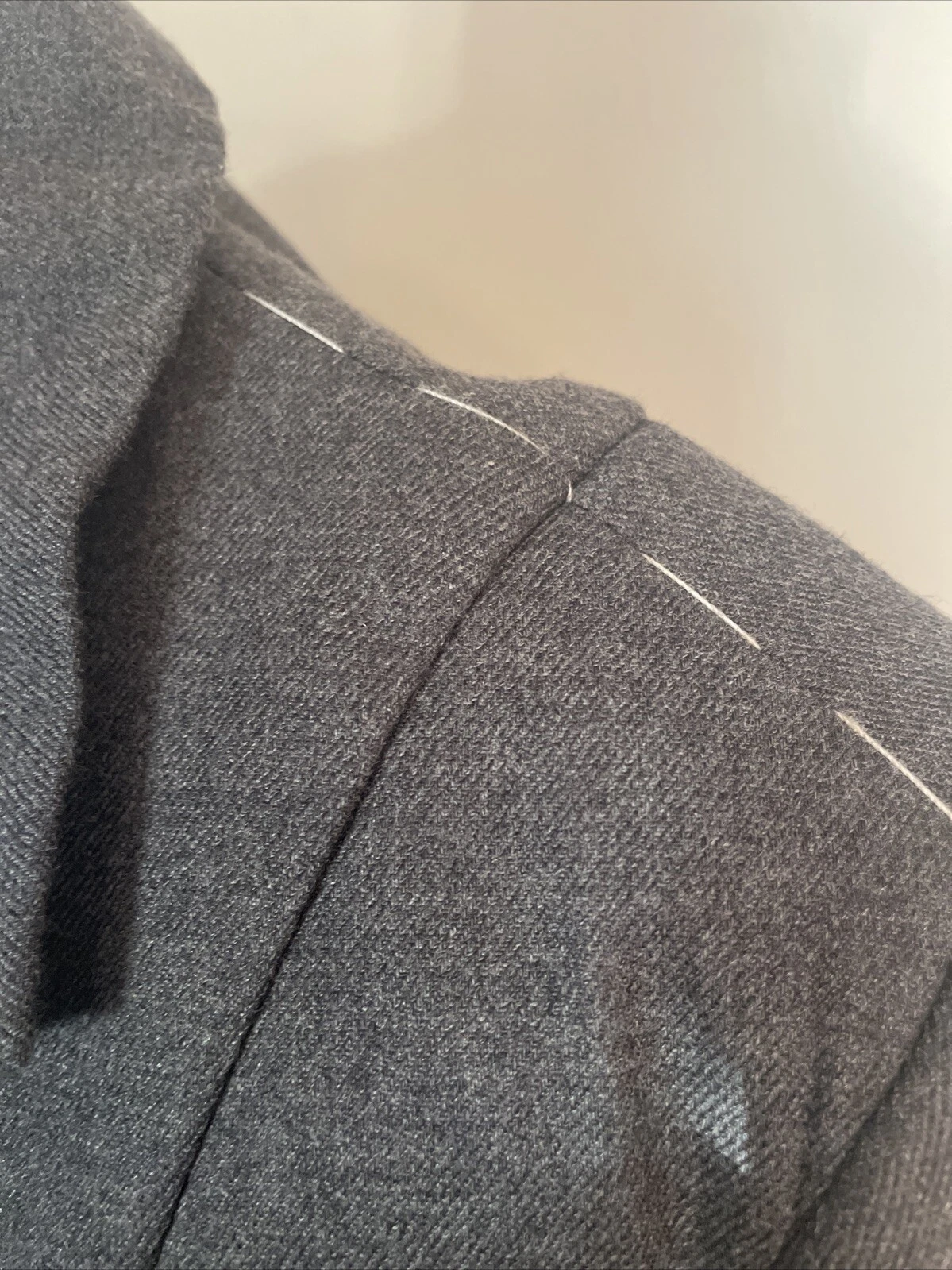 MAISON MARGIELA Giacca blazer donna Maison Martin Margiela x H&M lana cappotto grigio 38 US8 ~S RARO