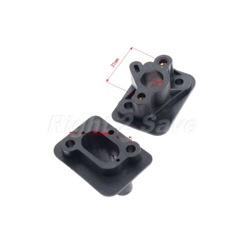 2x New Grass Trimmer Intake Manifold 40-5 43CC 52CC Brushcutter Carburetor Parts - Picture 7 of 12
