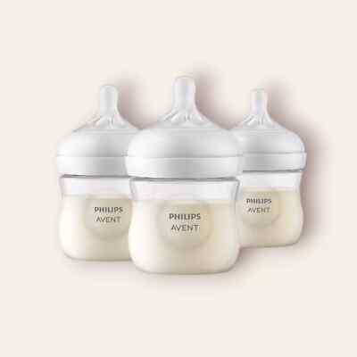 Philips Avent Natural Baby Bottle Natural Response Nipple,4oz, 3pk or 1pk Sealed