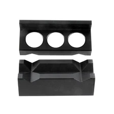Vise Jaws Protective Inserts w/ Magnetic Back for AN Fittings Billet Black
