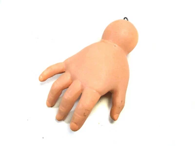 Antike rechte Hand aus Masse mit Cellumantel, 9,5 cm, 3.75", SK, turtle mark - Bild 1 von 4