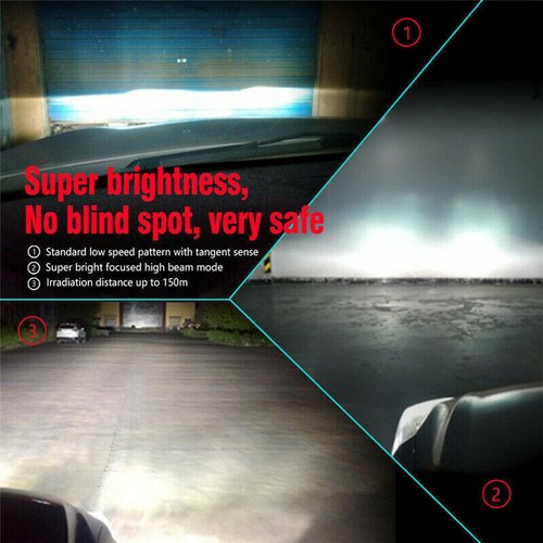 LED Headlights HI/LO Bulbs For 2010-2011 Honda Accord Crosstour Hatchback 4-Door - Picture 9 of 20