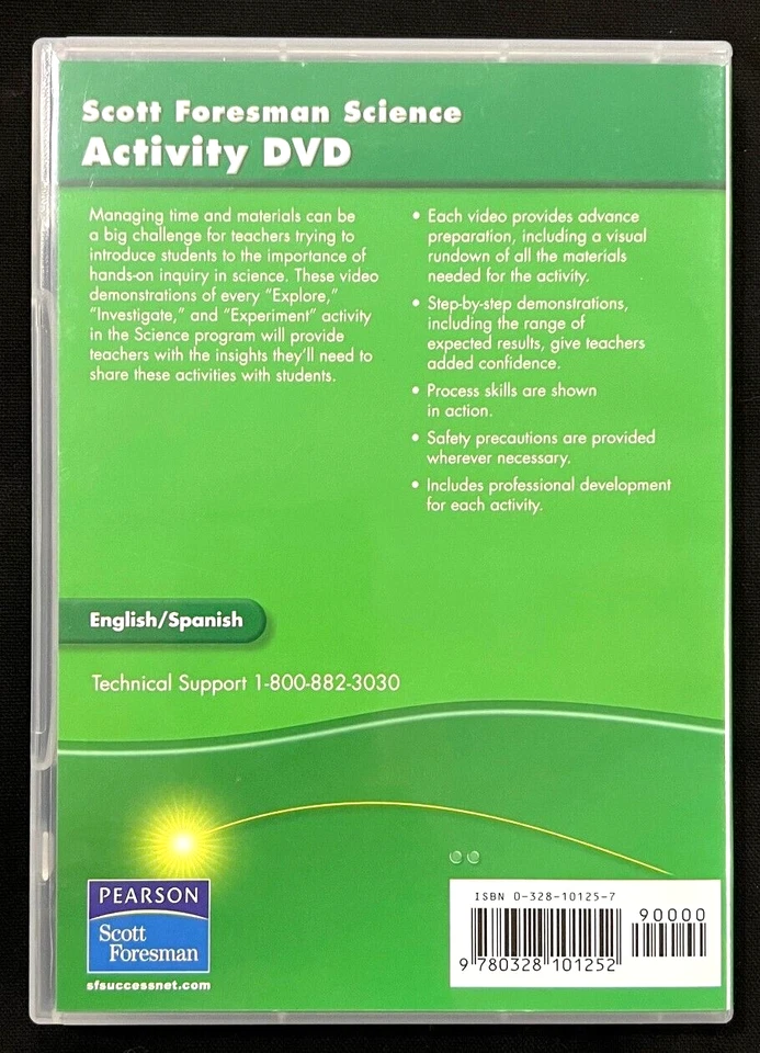 2nd Grade - SCIENCE ACTIVITY DVD & STUDENT DVD  (English/Spanish)  (Foresman) - Image 3 of 4