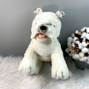 Build A Bear BABW White Bulldog 2012 Dog Plush Stuffed Animal 14" | eBay