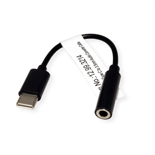 USB Typ C - 3,5mm Audio, Stecker/Buchse, 0,13 m - Afbeelding 3 van 4