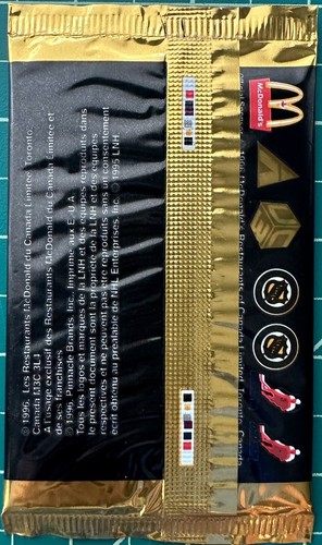 1995-96 Pinnacle Game Winner McDONALD'S HOCKEY 15 SEALED UNOPENED PACKS 3D Cards - Picture 6 of 8
