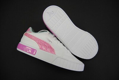 385628 01] NEW KID'S PUMA CALI STAR FLY-MINGO JR PUMA WHITE CHALK PINK PK82  | eBay