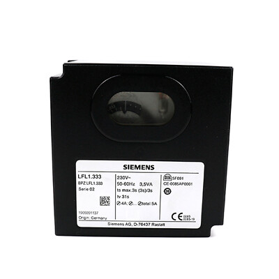 New In Box SIEMENS LFL1.333 Series 02 Gas Burner Program Controller