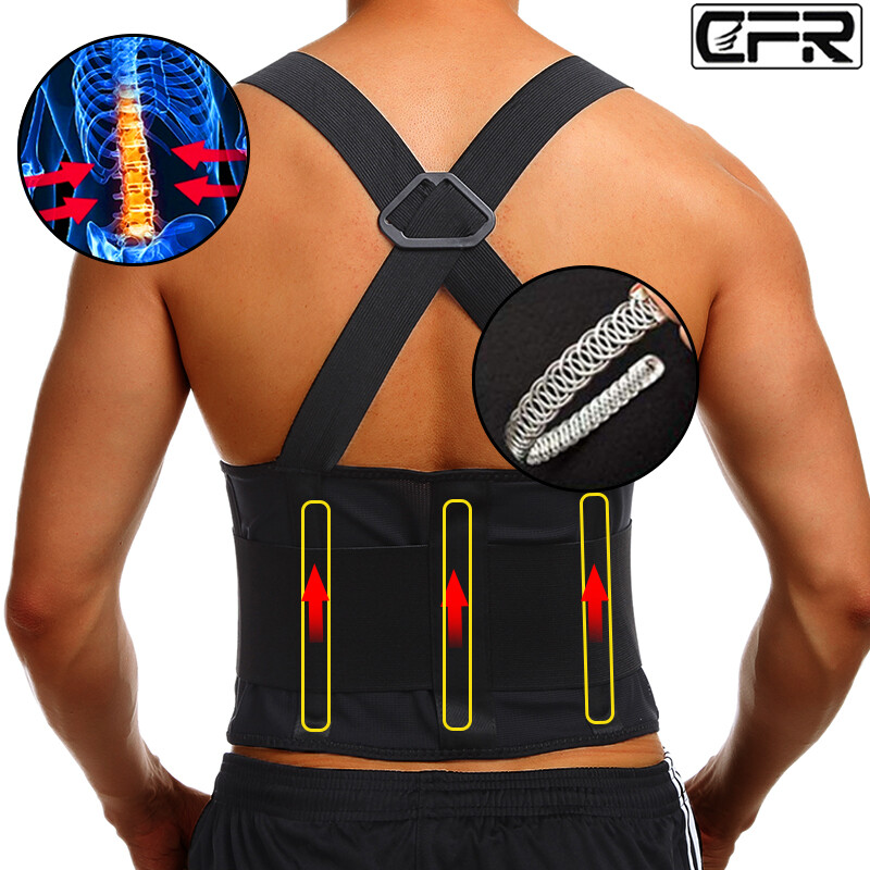 Lumbar Lower Back Support Work Heavy Duty Weight Lift Waist Belt
