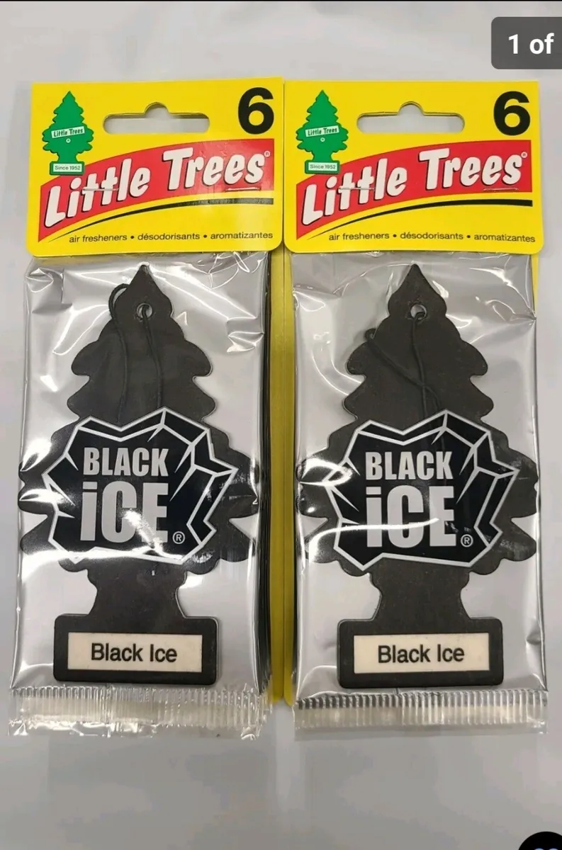 Black Ice little trees 24 pack new