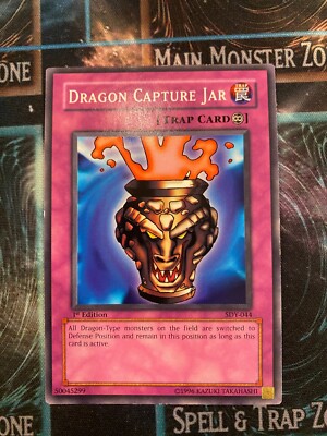 Yugioh Starter Deck Yugi "SAMPLE" Dragon Capture Jar SDY-044 1st Edition NM  | eBay