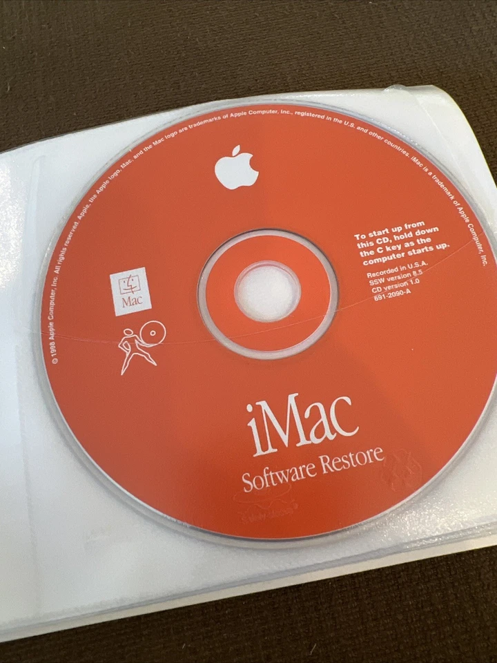 Vintage Apple iMac G3 install/restore CD v1.0 (Mac OS 8.5) G3 iMac Media Packet - Image 3 of 4