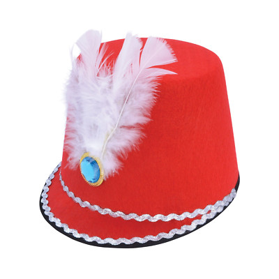 Majorette Hat Red Soft Felt