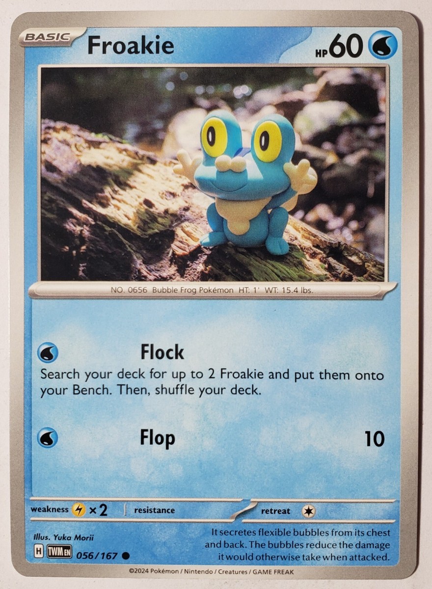 コラボレ　Funaki Froakie 056/167 NM / M - Yuka Morii Clay Art - Twilight Masquerade