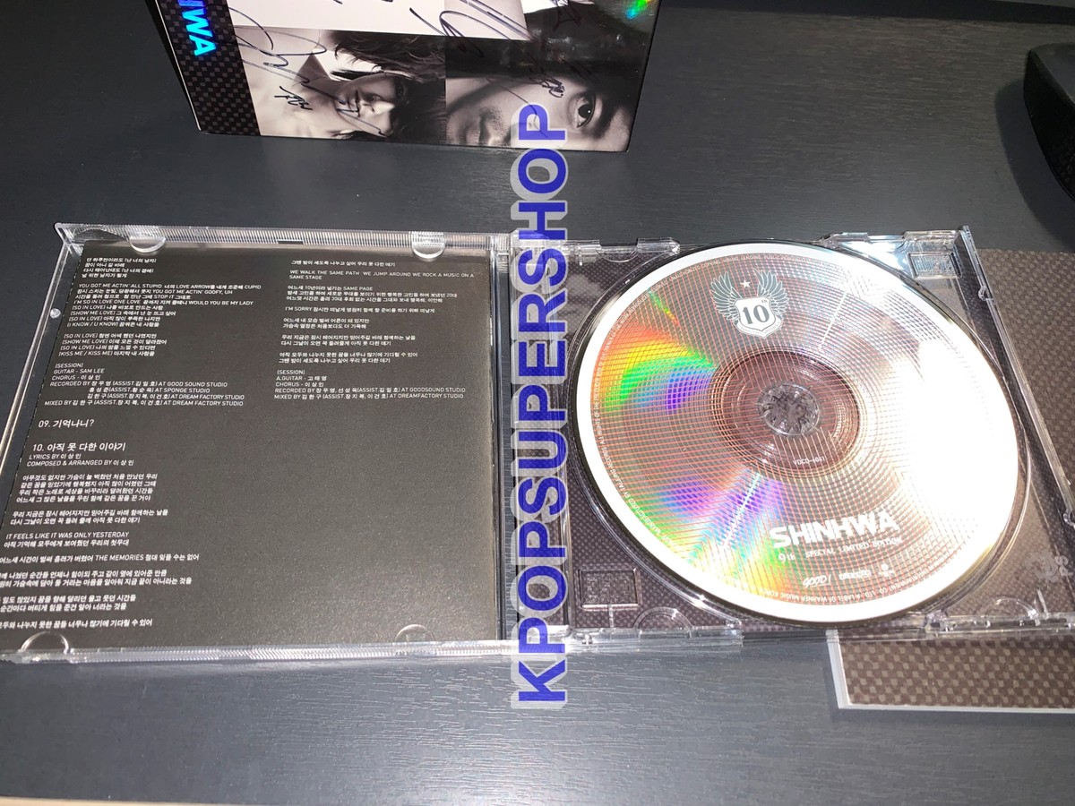 Shinhwa Vol. 9 9th Album Autographed Signed CD Photobook Great