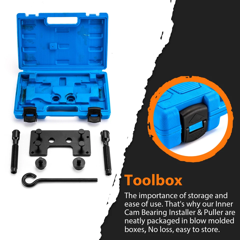 Steel Inner Cam Bearing Installer Puller Tool for Harley Twin Cam 88/96/103/110 - Изображение 4 из 4