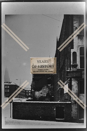 Photo Cologne 1944-46 Weinhaus Brungs destroyed