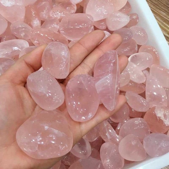 Lot 50g Natural Pink Quartz Crystal Rock Rough Gems Stone Chips Healing Specimen for sale online