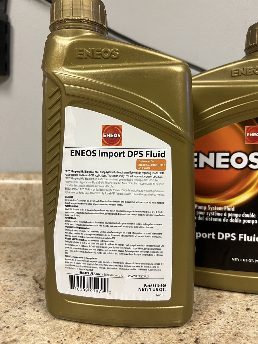 Lot 2 Eneos 3410 300 Import Dual Pump Fluid Same as HONDA Lot 2 Eneos 3410 300 Import Dual Pump Fluid Same as HONDA