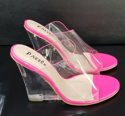 acrylic high heel shoes