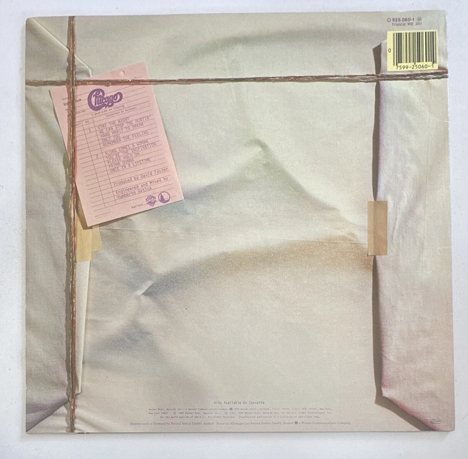 Chicago ‎– Chicago 17 - 1984 Vinyl Lp Record Soft Rock EX / EX Condition - Image 3 of 4