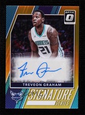 2017 Donruss Optic Signature Series Gold Prizm 6/10 Treveon Graham #13 Auto 0f8