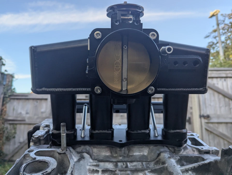 Honda K Series K20 K24 Center Feed Intake Manifold Kswap EG EK Integra - Image 4 of 4