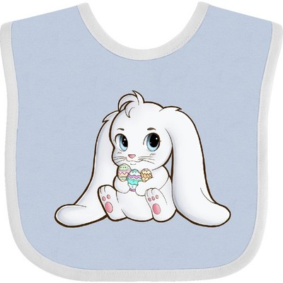 Inktastic Adorable Easter Bunny Baby Bib Kids Egg Eggs Spring Cute Hop Clothing