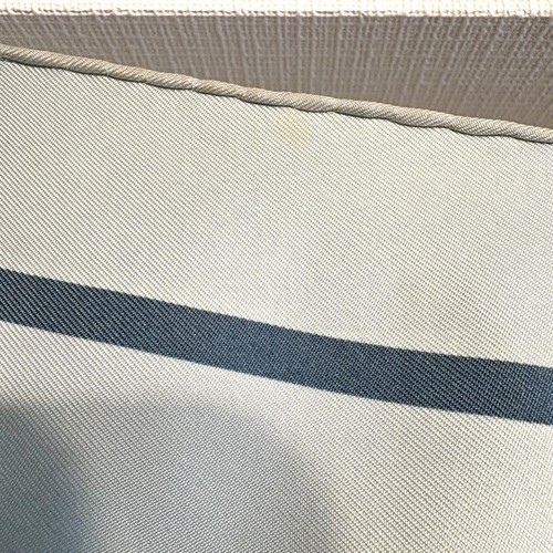 Sciarpa HERMES Petit Carre 45 Bolduc con scatola seta 100% seta bianco verde originale - Foto 6 di 14