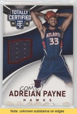 2014-15 Panini Totally Certified Jerseys Red 66/249 Adreian Payne #89 READ 12b2