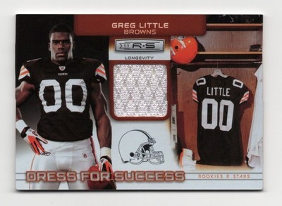 2011 Panini Rookies & Stars - Dress for Success Jerseys Greg Little /249