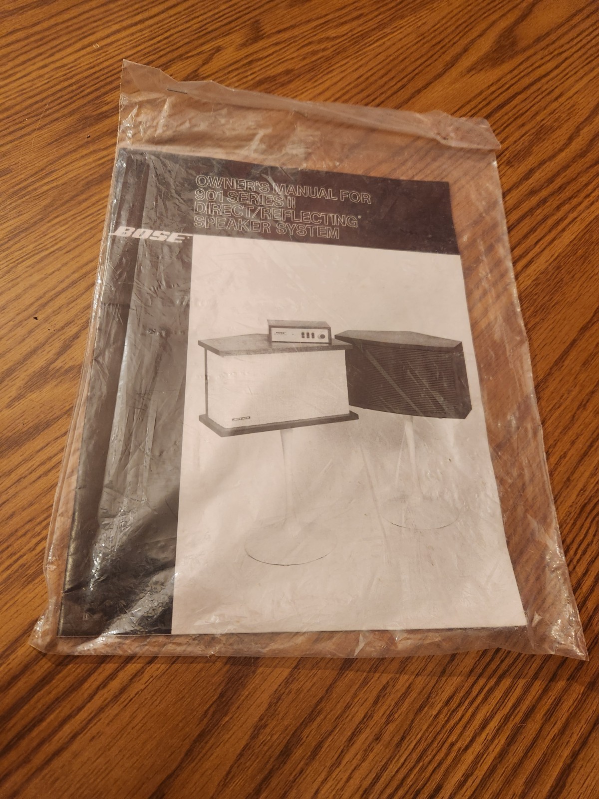 Bose 901 Series II Speaker System Owner's Manual - NOS