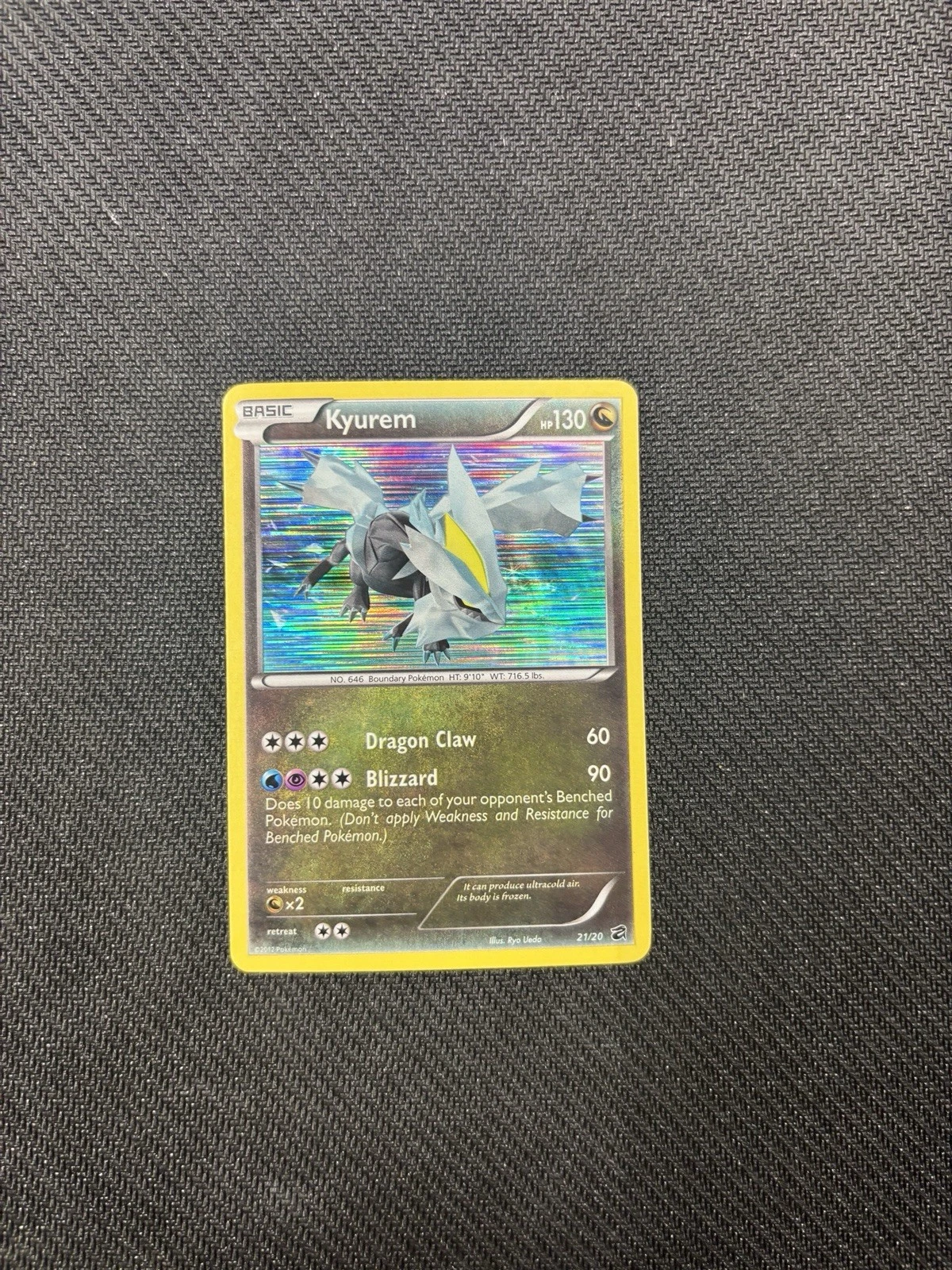 Kyurem 21/20 Holo Secret Rare Dragon Vault 2012 NM