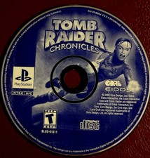 Tomb Raider: Chronicles (Sony PlayStation 1, 2000) Disc Only Tested