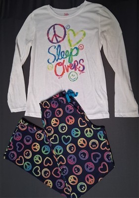 HTF Y2K Justice Girls Follow Your Dreams Peace Sign Sleep Over