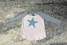 Gapkids Girls 6/7 3/4 Length Sequin Star Shirt