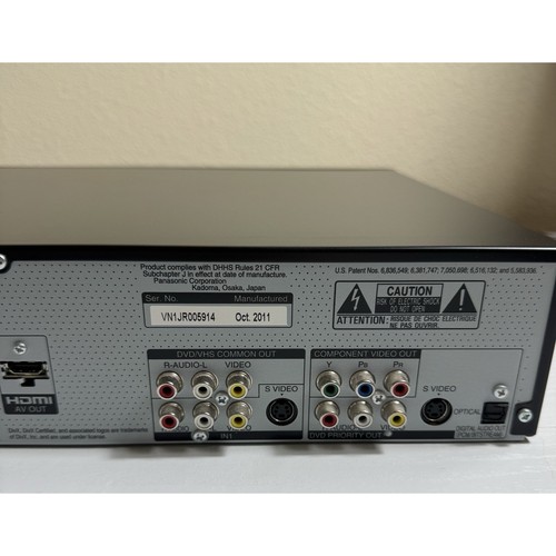 Panasonic DMR-EZ37V registratore DVD e videoregistratore a cassette - con telecomando - Foto 11 di 14