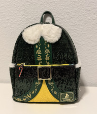 Loungefly Elf Holiday Sequin Mini Backpack Gr...