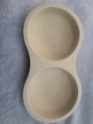 RETIRED  Pampered Chef Microwave Double Egg Cooker 5133 Stoneware Made in USA — photo 2
